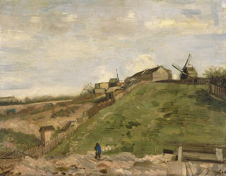 Vincent Van Gogh The hill of Montmartre with stone quarry
